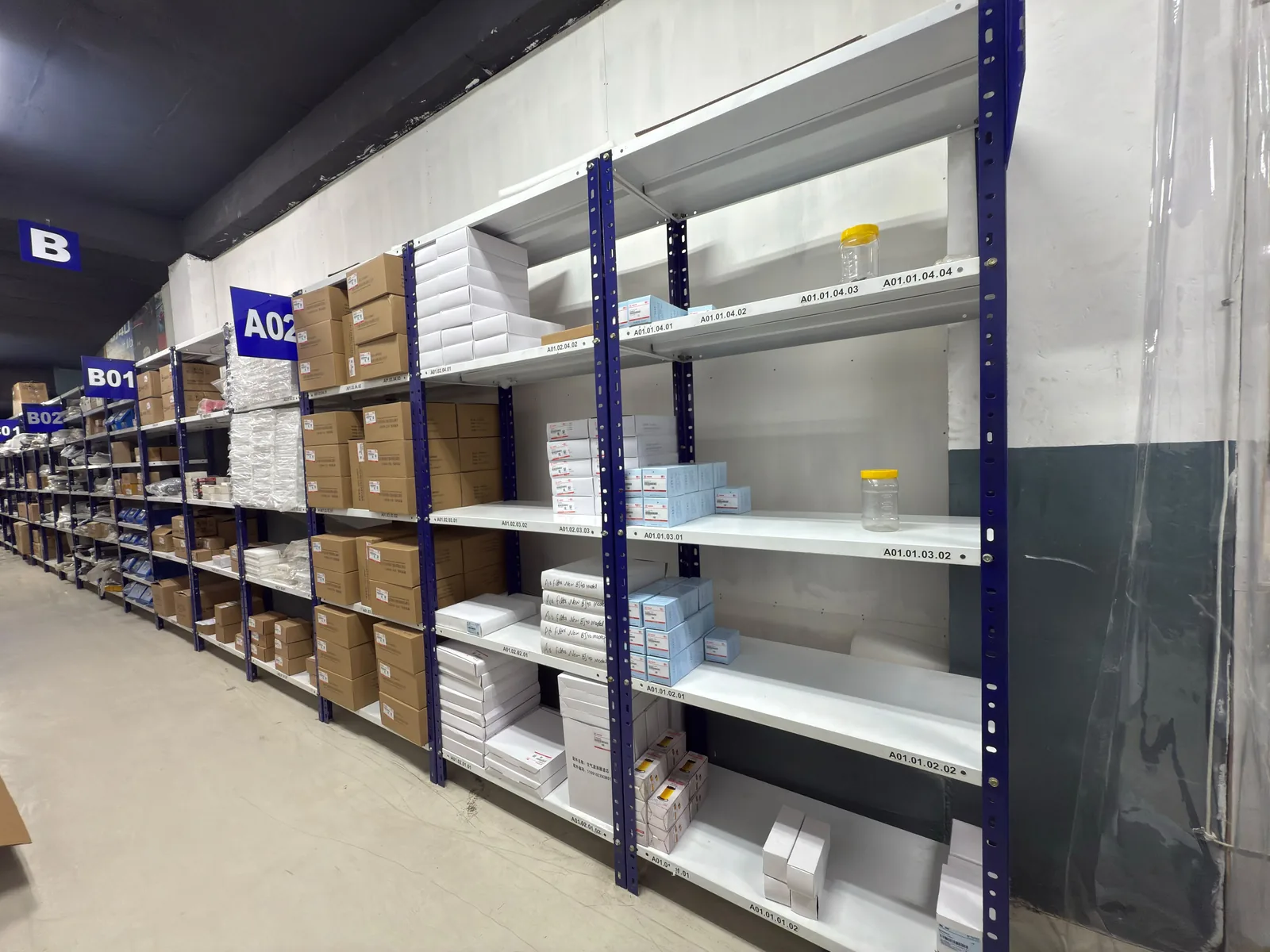 Queens Motors genuine parts room