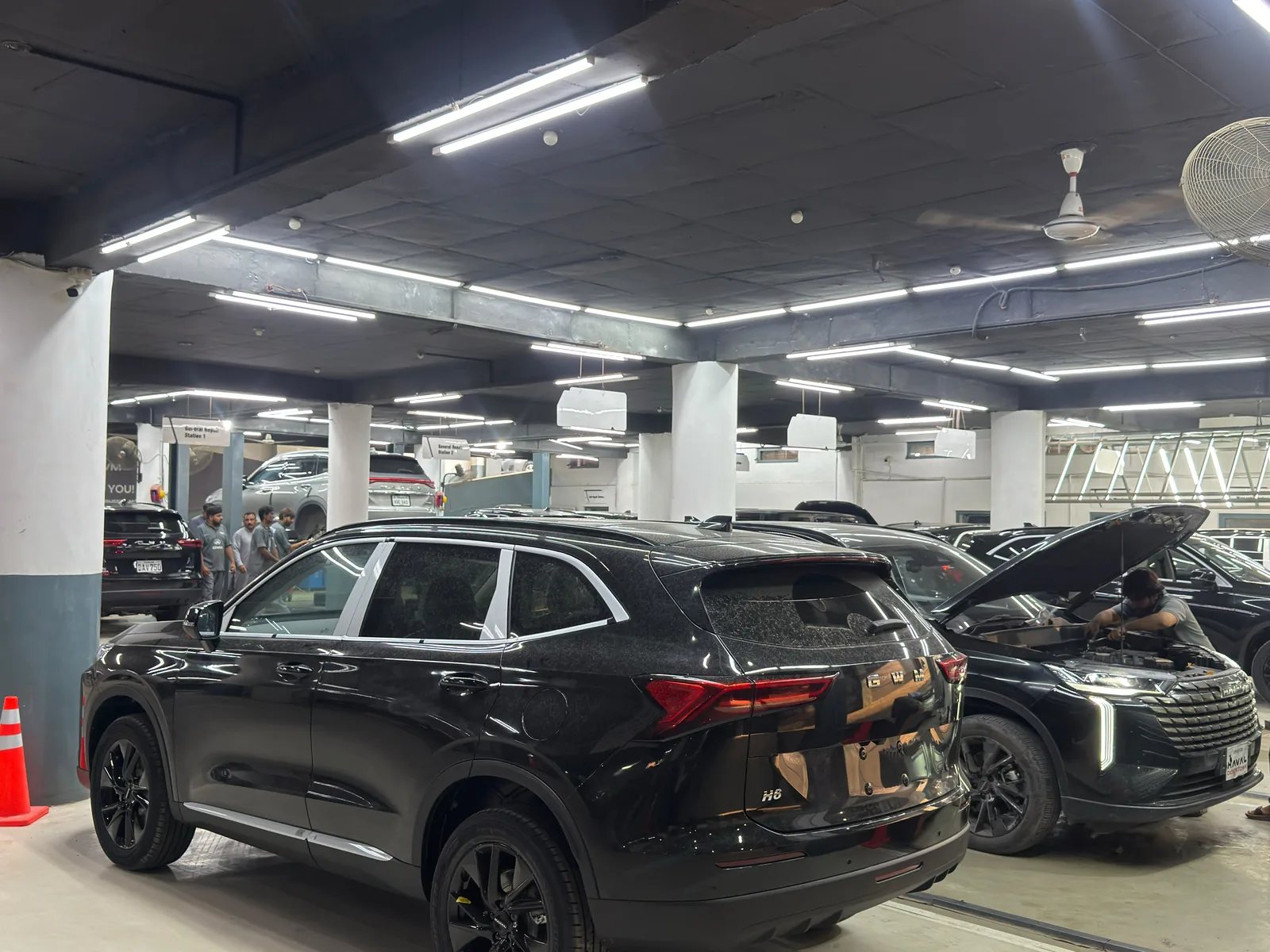 The service floor
